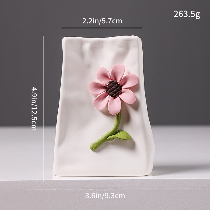 Decorative Floral Pitcher Ornament