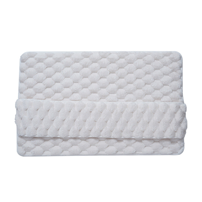 Plush Textured Bath Mat