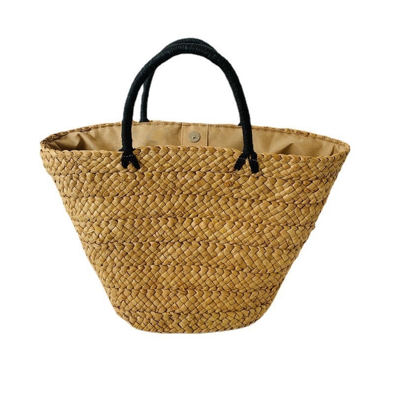 Handmade straw market bag Kalsten