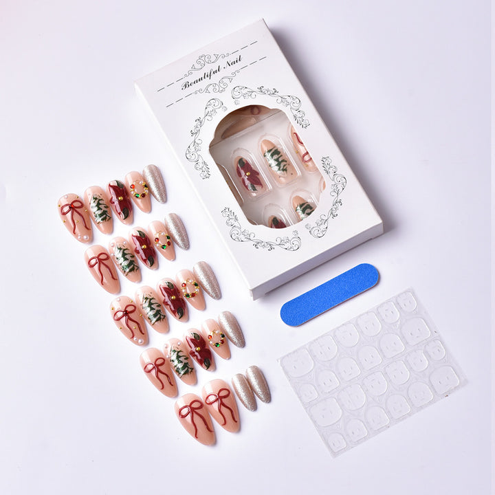 Festive Themed Press-On Nail Art Set