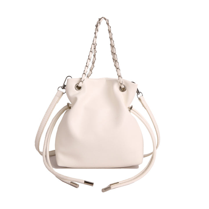 WoChic Slouchy Leather Bucket Bag Kalsten