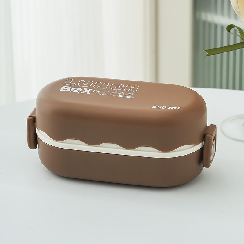 Versatile Leak-Proof Lunch Box with Secure Locking Mechanism