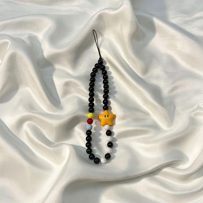 Fun-Themed Beaded Phone Charm Lanyard Kalsten