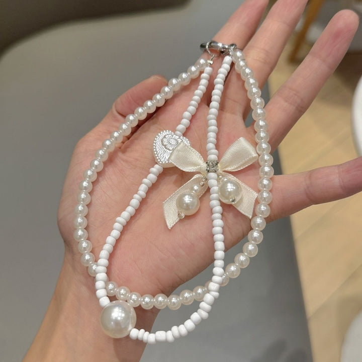 Elegant Beaded Charm Keychain Kalsten 1790135999