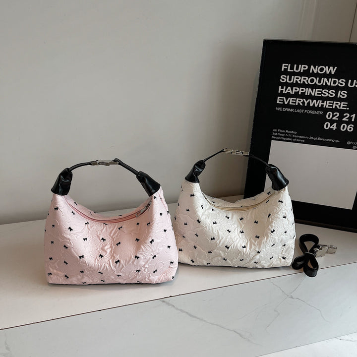 Quilted Floral Shoulder Handbag Kalsten