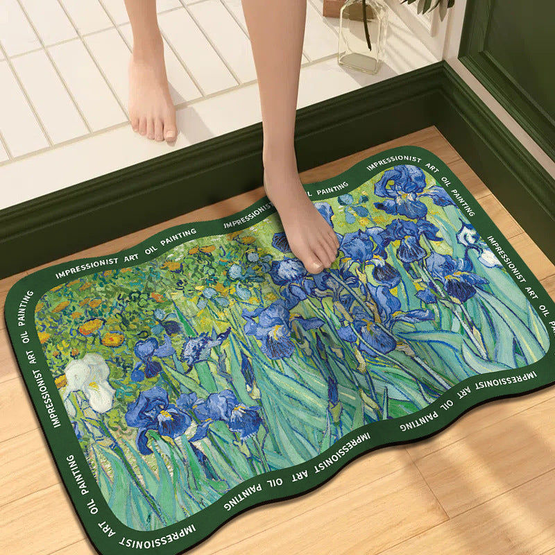 Artistic Impressionist Art Bath Mat