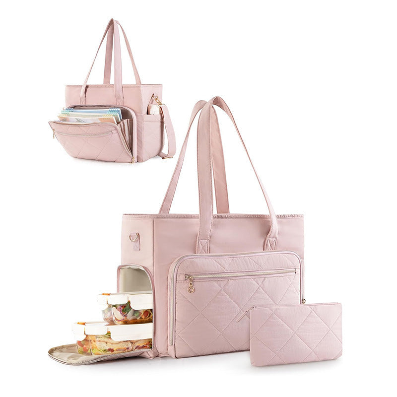 Multi-Compartment Insulated Lunch Tote