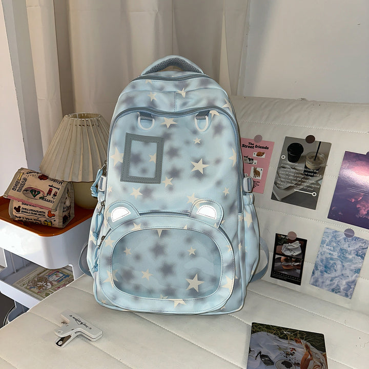 Backpack with Cute Applications and Thoughtful Storage Kalsten