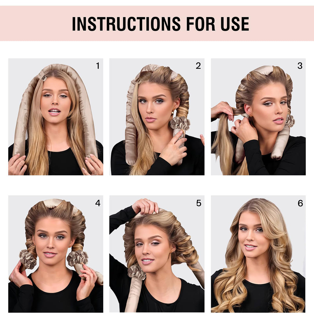 Heatless Hair Bow Curlers
