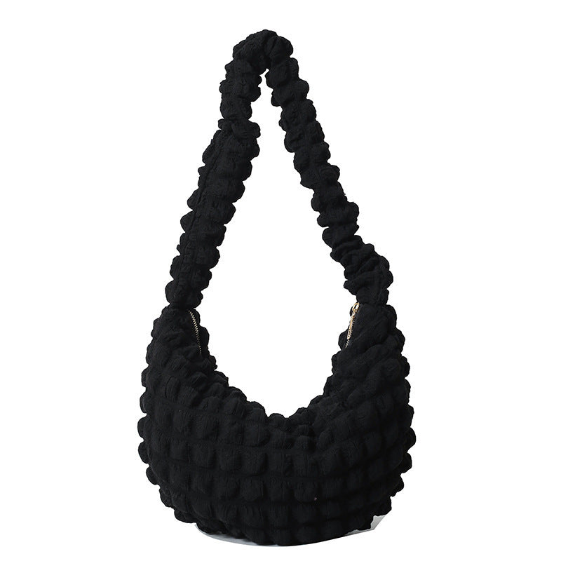 WoTextured Fabric Hobo Bag Kalsten
