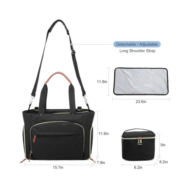 Multifunctional Travel Bag with Insulated Compartments Kalsten