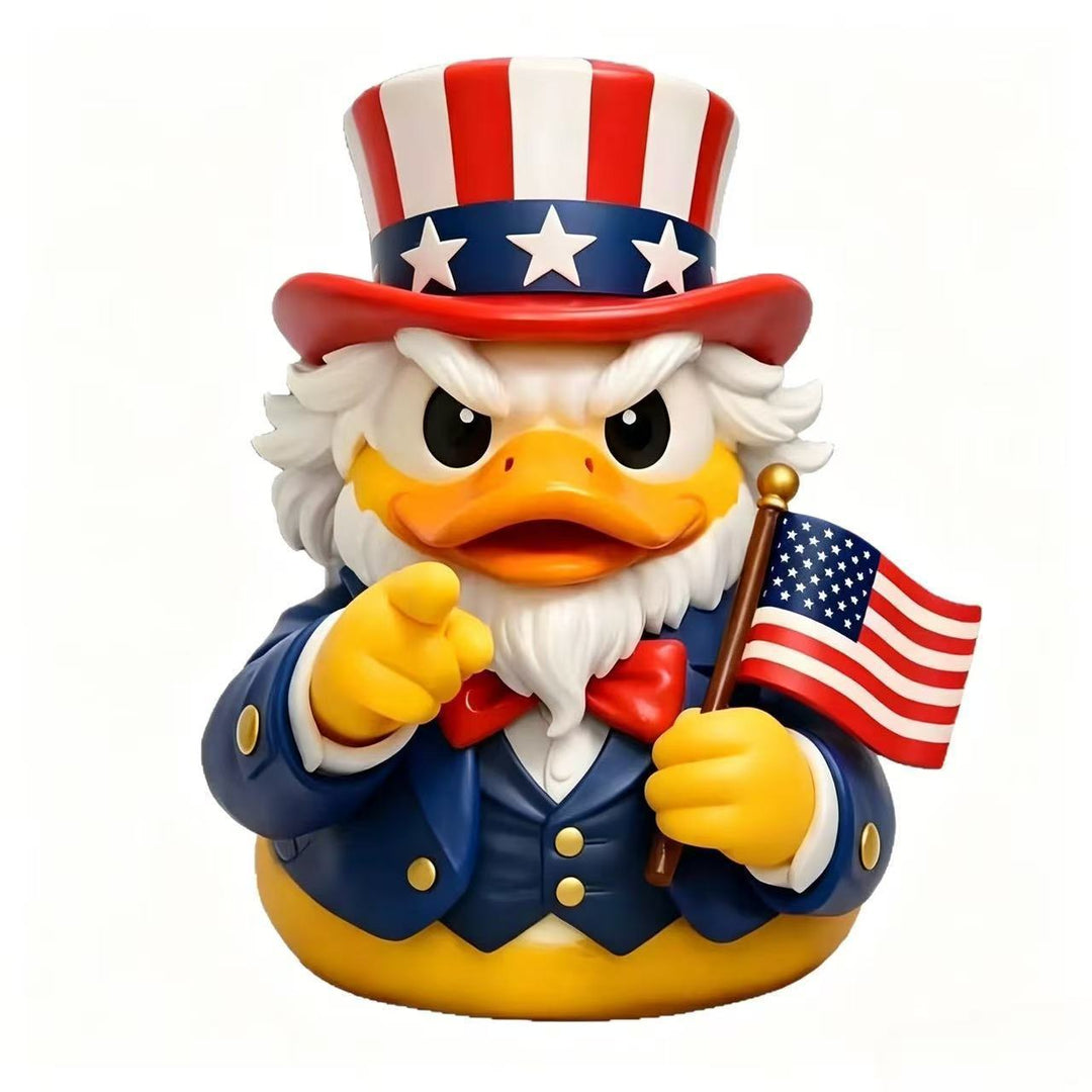 Patriotic Decorative Rubber Duck Statue Kalsten