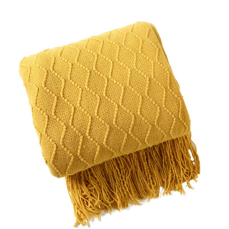 Luxurious Textured Throw Blanket