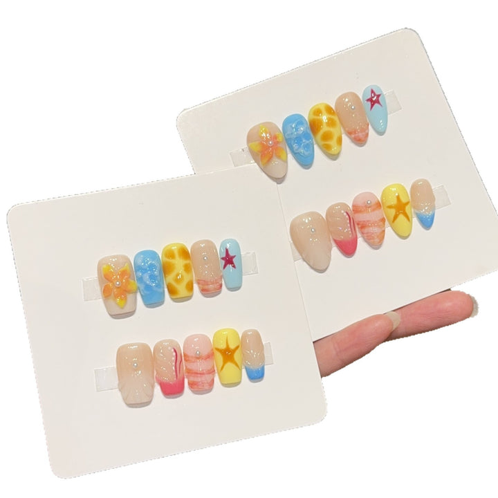 Creative Art Nails with Colorful Designs Kalsten