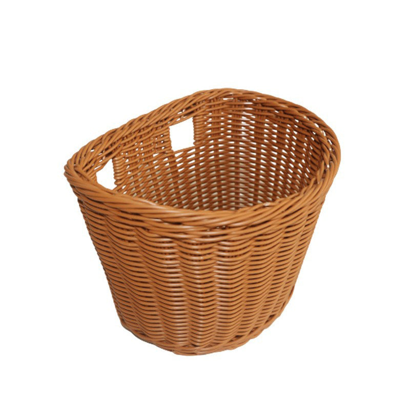 Practical hand basket with leather handles Kalsten