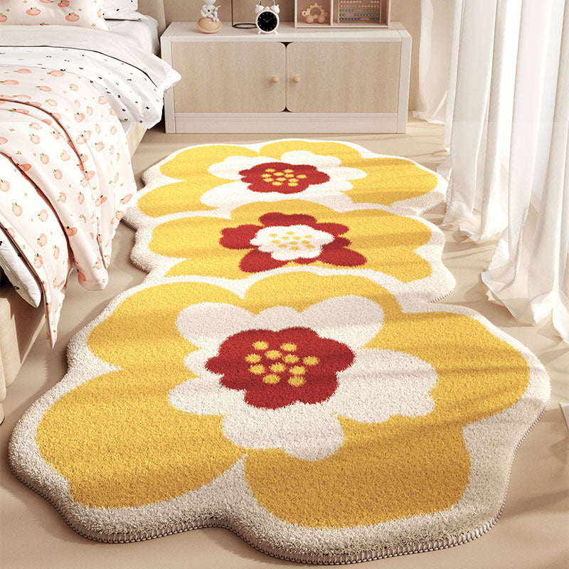 Plush Cartoon-Themed Area Rug