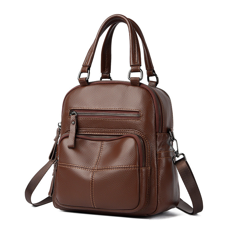 Multi-Functional Leather Handbag Kalsten