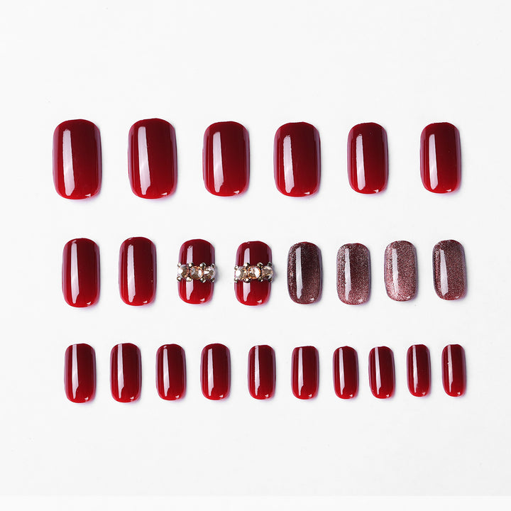 Elegant Decorative Press-On Nail Art