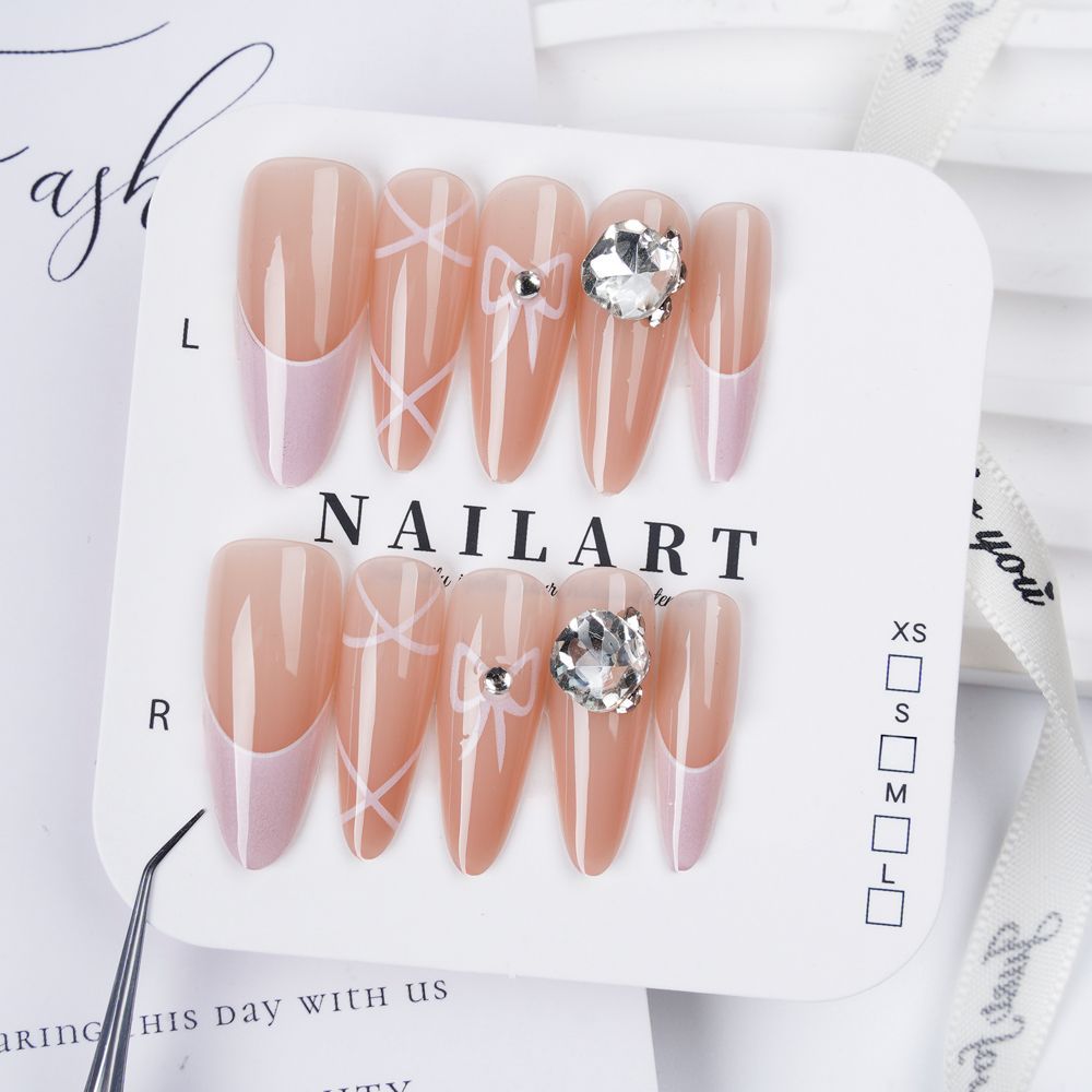 Artistic 3D Butterfly Press-On Nail Set Kalsten