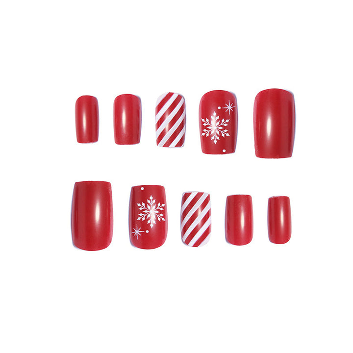 Artistic Glitter Press-On Nail Set Kalsten