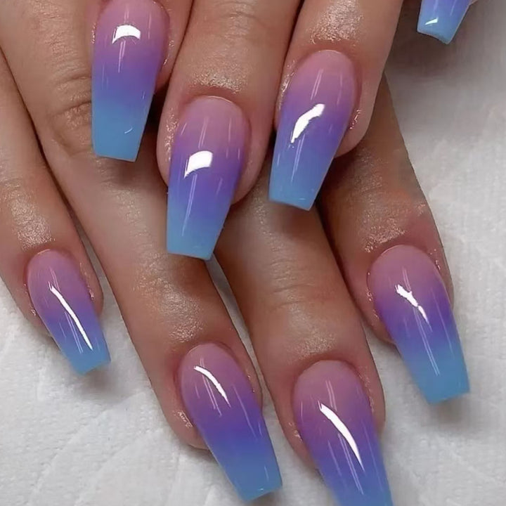 Ombre Press-On Nail Extensions Kalsten
