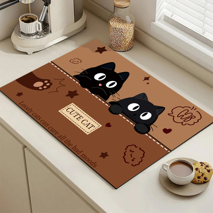 Cute Cartoon Dog Kitchen Mat Kalsten