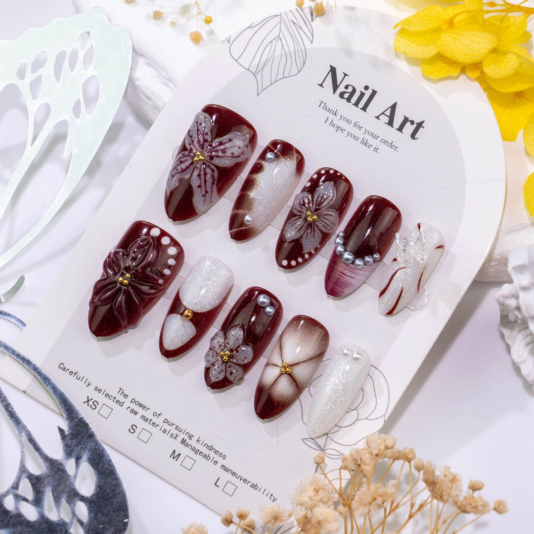 Premium Decorative Press-On Nails Kalsten