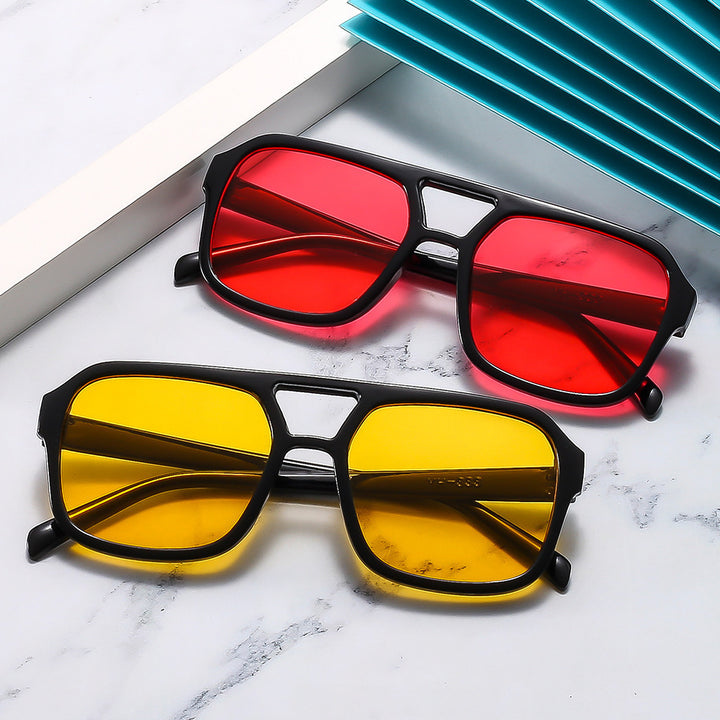 Wide Square Frame Sunglasses Kalsten