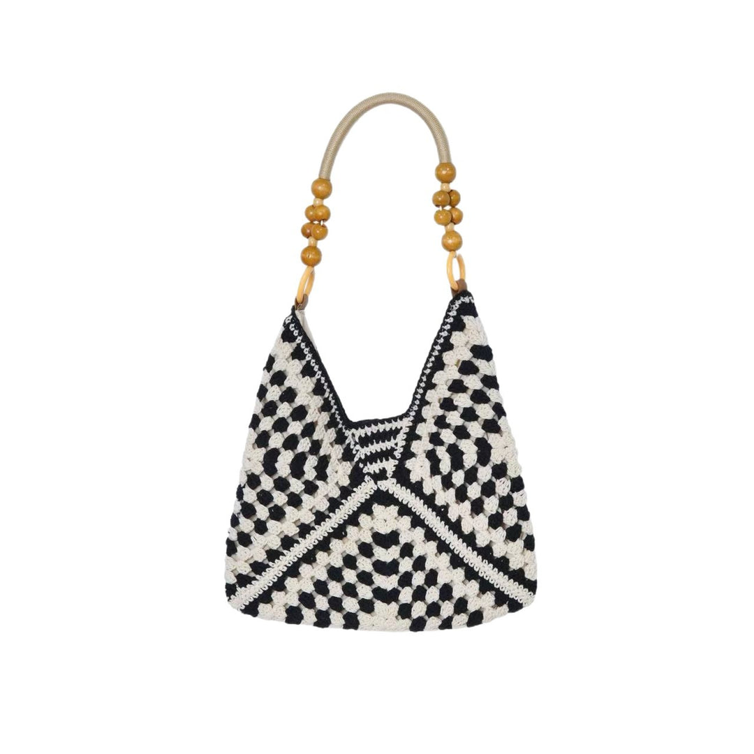 Handbag with Bohemian crochet look Kalsten