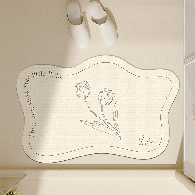 Modern Abstract Bath Mat