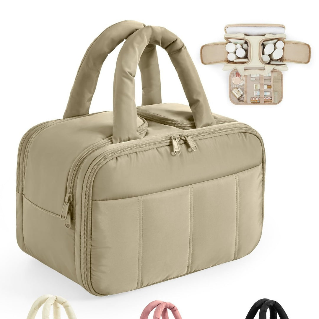 Cosmetic bag with organized compartments Kalsten