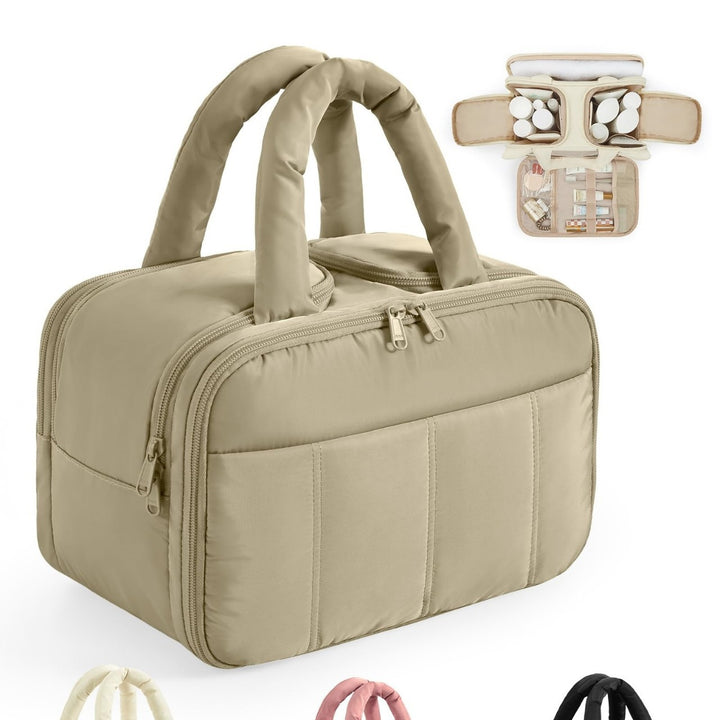 Cosmetic bag with organized compartments Kalsten