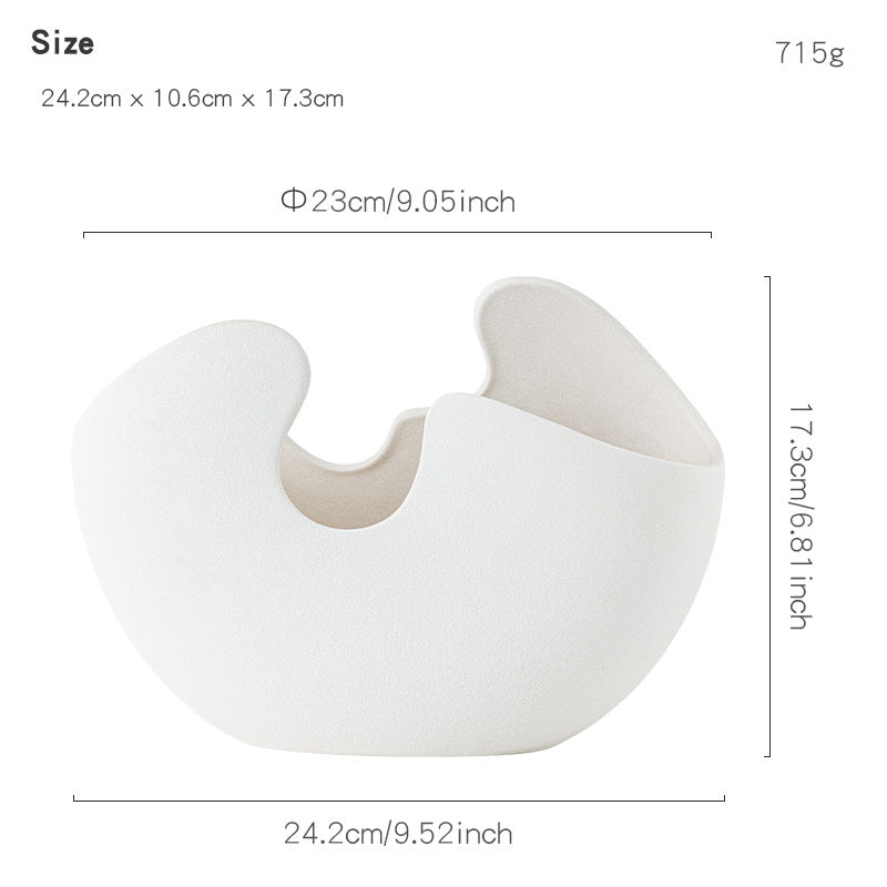Elegant and modern ceramic vase Kalsten
