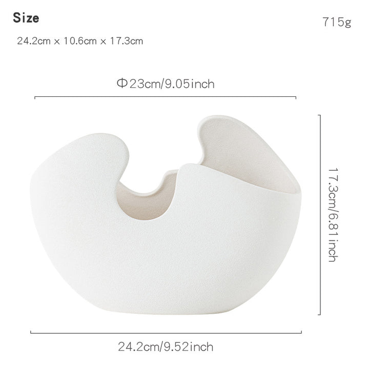 Elegant and modern ceramic vase Kalsten