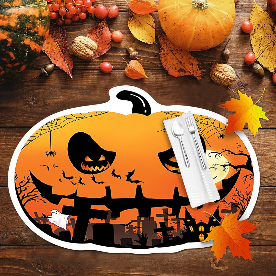 Halloween-Themed Decorative Table Mat