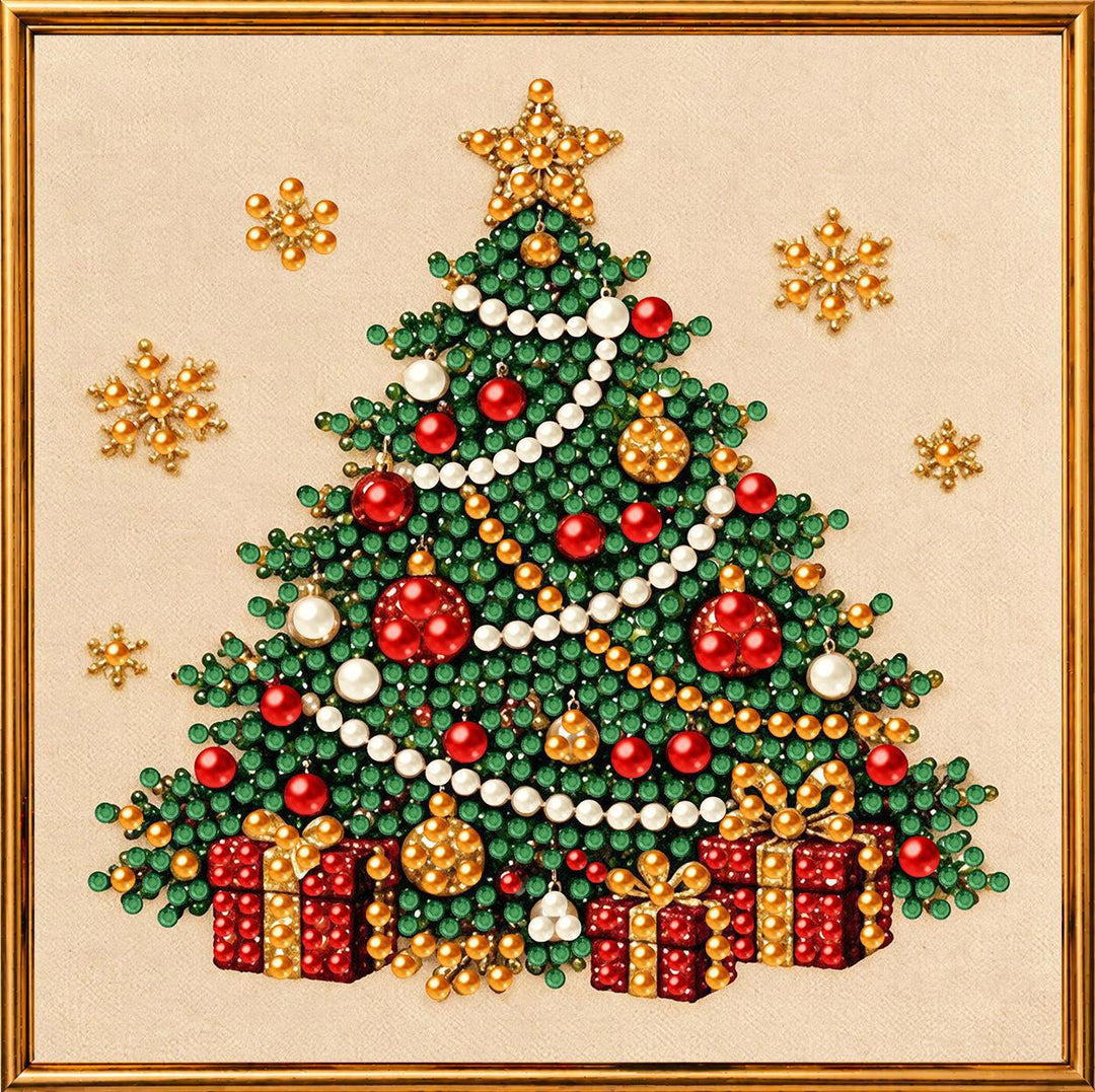 Festive Christmas Tree Decoration