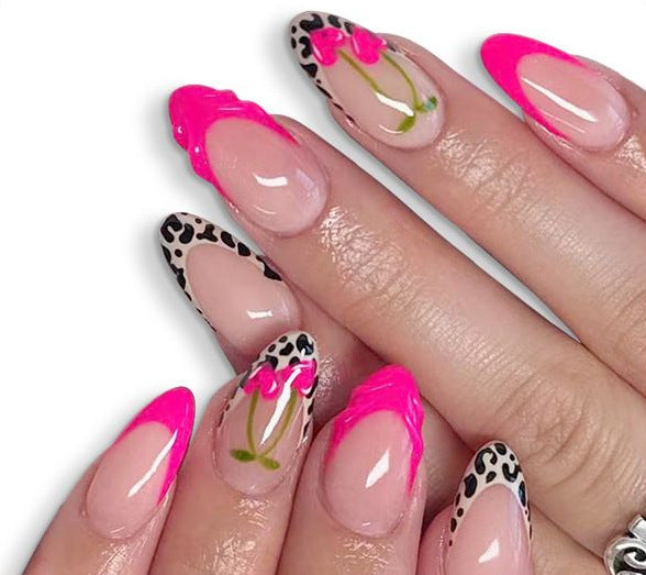 Artistic Floral Tip Nail Enhancements Kalsten
