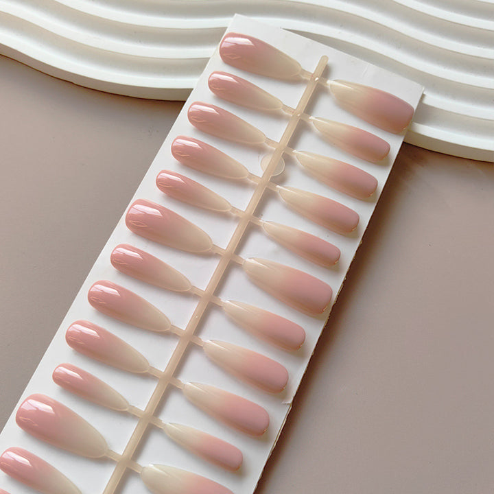 Artificial Nude Fingernails in the Elegant Ombre Look Kalsten