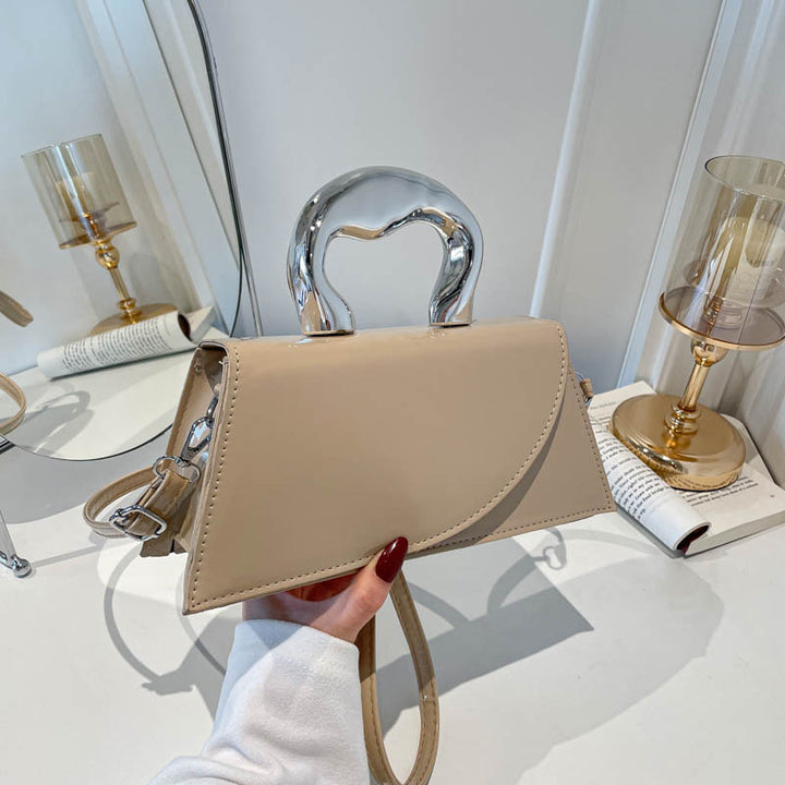 WoChic Patent Leather Handheld Purse Kalsten