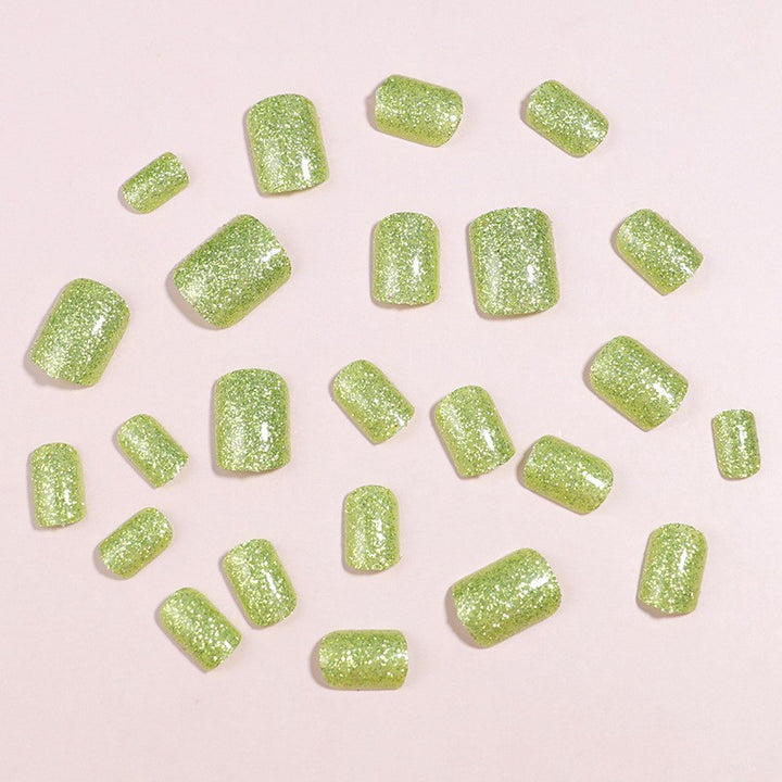 Glittery Nail Art Extension Kalsten