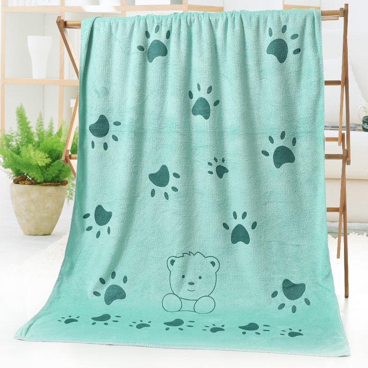 Cartoon-Themed Plush Fleece Blanket