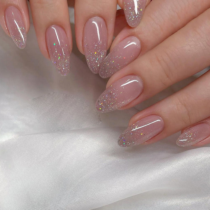 Elegant DIY Glittering Press-On Nail Set Kalsten