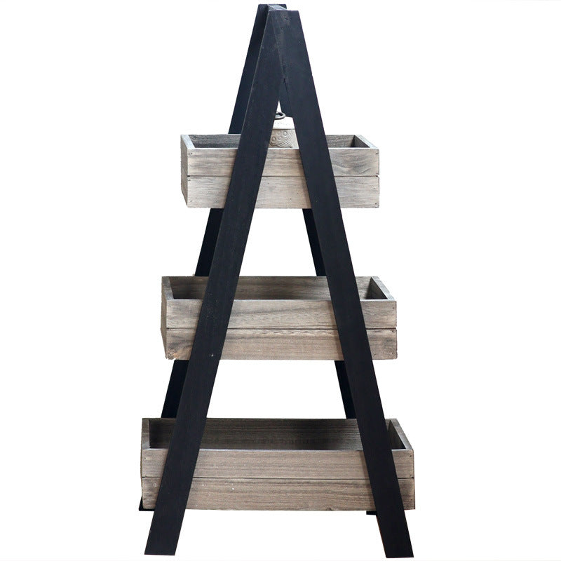 Three-door wooden shelf with modern design Kalsten