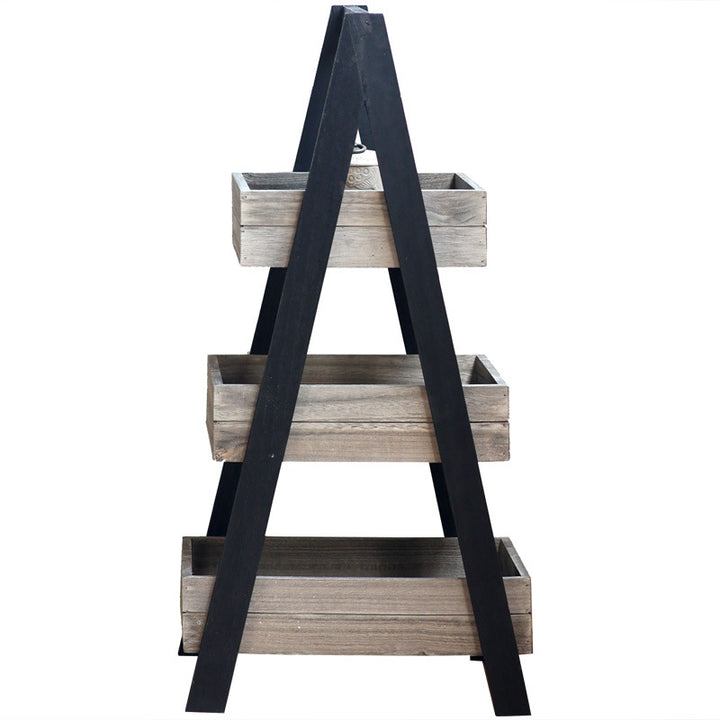 Three-door wooden shelf with modern design Kalsten