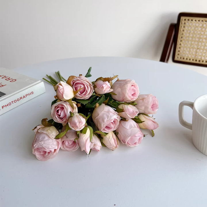 Lifelike Artificial Rose Bouquet