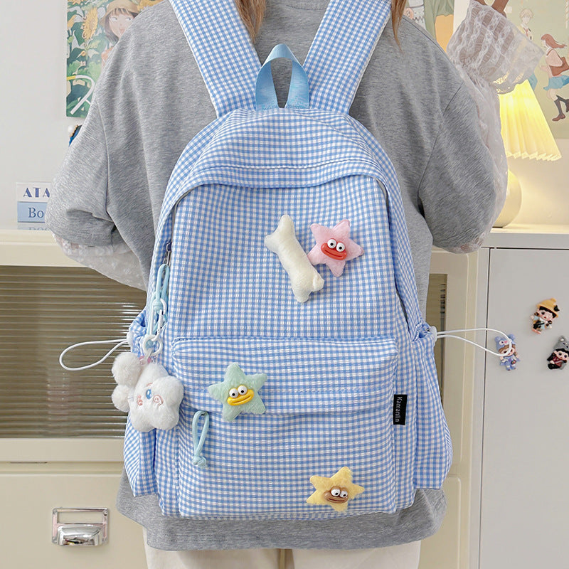 Cute Character-Embellished Backpack Kalsten
