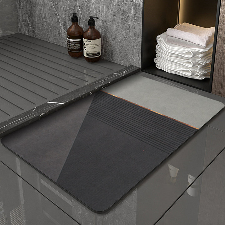 Modern Geometric Design Bath Mat
