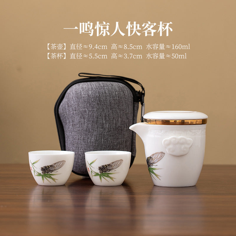 Elegant Portable Tea Set