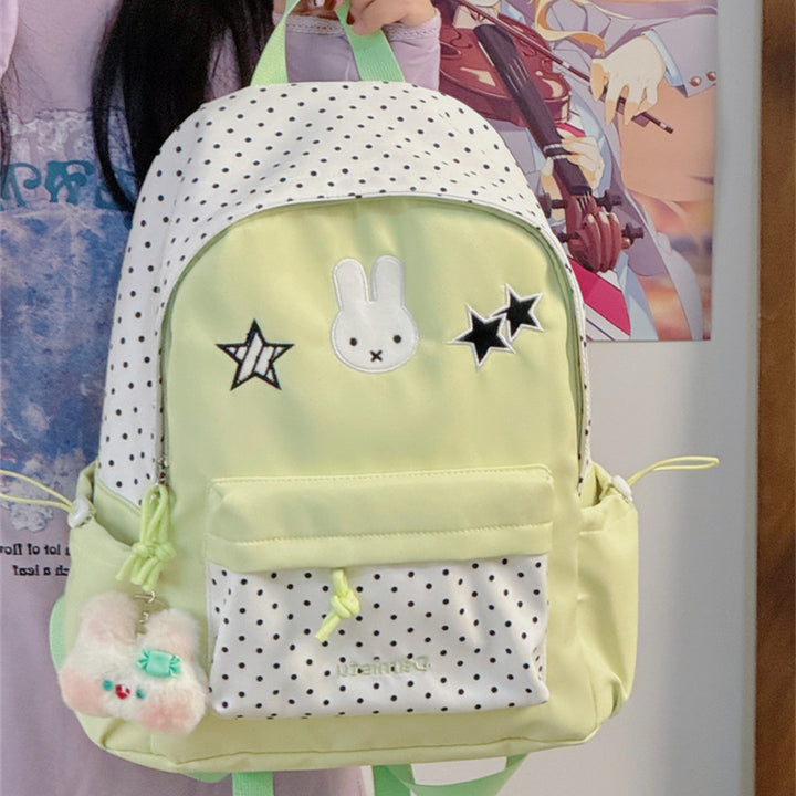 Cute Bunny-Embellished Backpack Kalsten