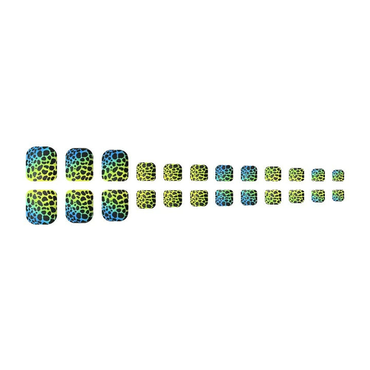 Nail art set with creative animal pattern accents Kalsten